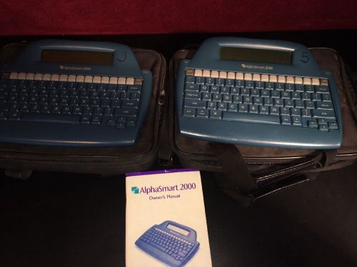 Alphasmart 2000 Portable Word Processor Tested Working