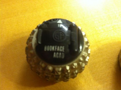 IBM Selectric Typewriter Element Typing Ball  BOOKFACE ACAD  72 Font 10