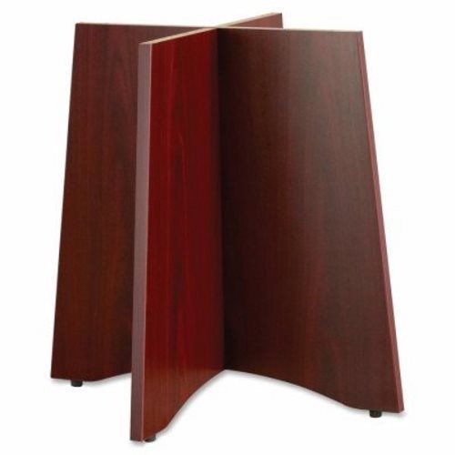 Lorell Laminate Base,for 42&#034; or 48&#034;Tabletops,42&#034;D,Mahogany (LLR69401)