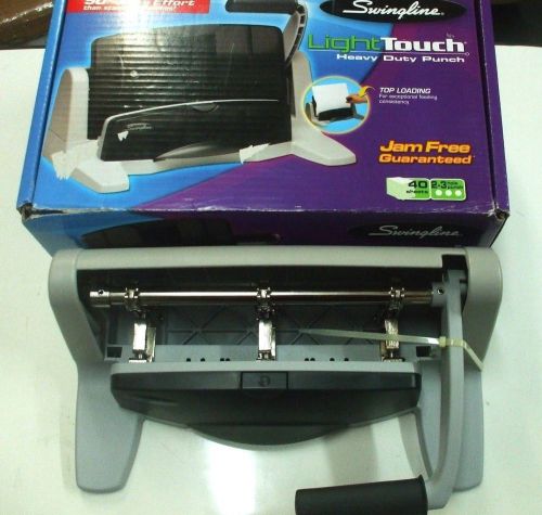 Swingline # 74357 Light Touch Heavy Duty HOle Punch, Jam Free, 2 - 7