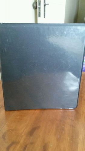 1&#034; Sparco Black Presentation Binder