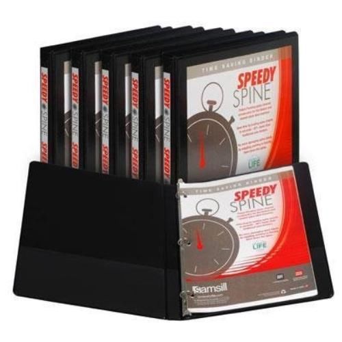 Samsill Speedy Spine Ring Binder - 0.50&#034; Binder Capacity - Letter - (m18110c)