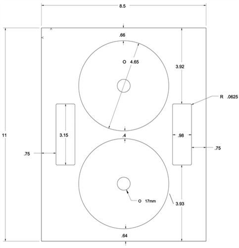 NEATO EconoMatte CD/DVD Labels- CLP-192217