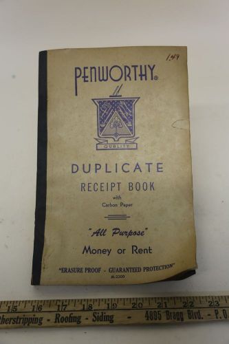 PenWorthy Quality Duplicate Reciept Book w/cartoon paper