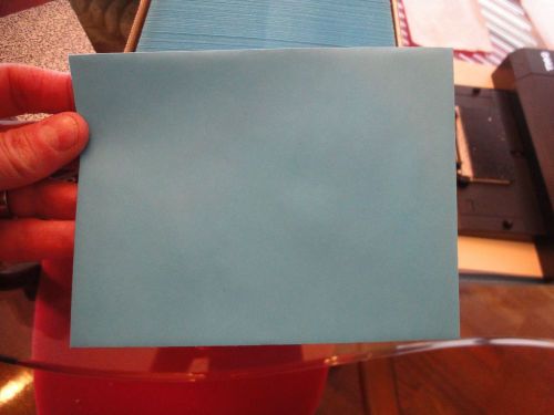 NEW! 50 Premium Invitation A2 Envelopes 4 3/8&#034; x 5 3/4&#034; Bright Blue  60 lb