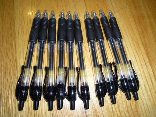 New 11PK Pilot G-2 Retractable Ultra Fine Point Gel Ink Pens Black Ink 31277