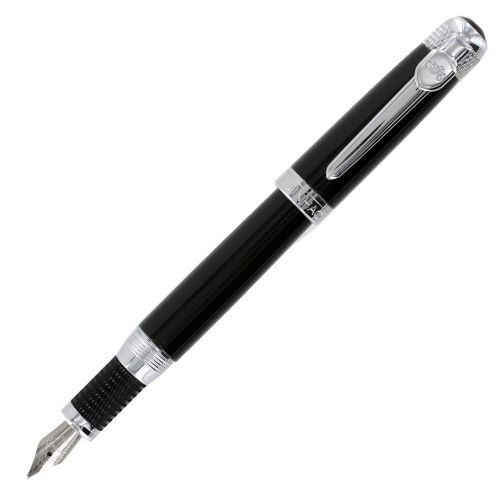 JinHao 189 Noblest Black Lacquered CT Fountain Pen - Medium