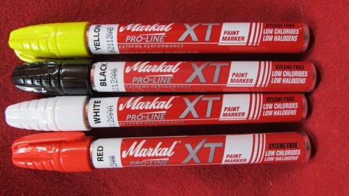 LA-CO_MARKAL_PRO-LINE XT_EXTREME PERFORMANCE_3mm MARK_LIQUID PAINT_LOT OF 4