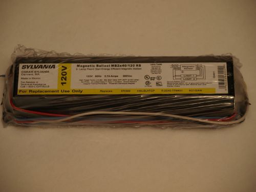 Sylvania magnetic ballast mb2x40/120 rs for sale