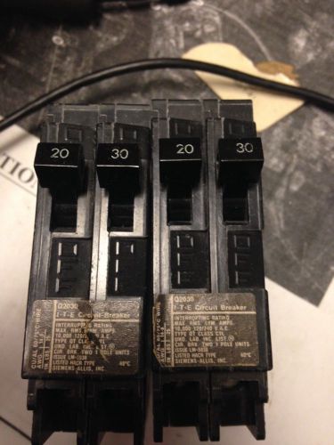 NEW ITE CIRCUIT BREAKER Q2030 LOT OF 2