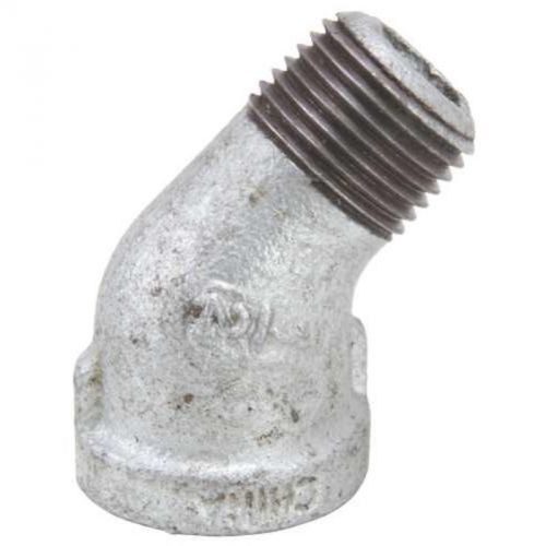 Galvanized Street Elbow 45 Deg 1/2&#034; 44083 National Brand Alternative 44083