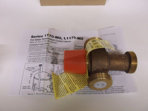 WATTS REGULATOR HOT WATER TEMP CONTROL VALVE SERIES 1170-M2 / L1170-M2