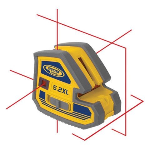 Spectra Precision Multi-Purpose 5 Point &amp; Cross Line Laser