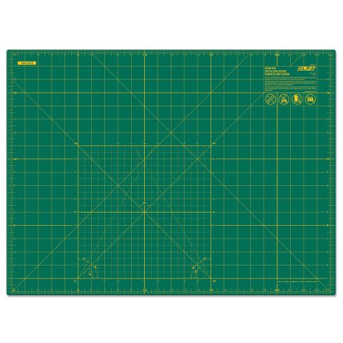 OLFA Cutting Mat, 18&#034; x 24&#034; Green (OLFA RM-SG)