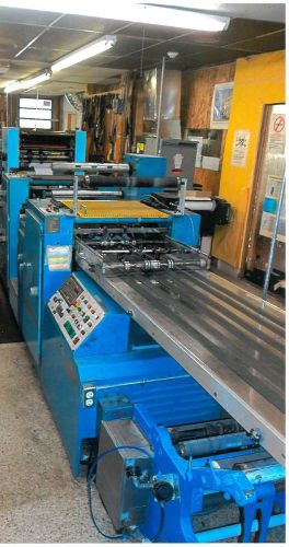 ROTATEK RK-200 PRINITNG PRESS, 4 PRINT TOWERS, NUMBER UNIT, CROSS PERF &amp; PUNCH