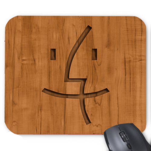 Mac Wood Pattern Mouse Pad Mat Mousepad Hot Gift