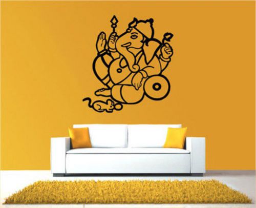 2X Ganesh Ji Om  Aum BedroomWall Funny Car Vinyl Sticker Truck Bumper - 318