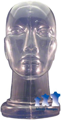 Unisex head, hard plastic clear for sale
