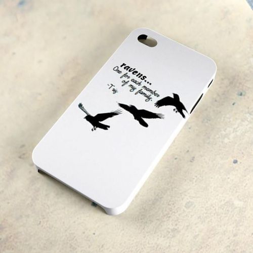 Raven Quote Demi Lovato Tattoo A29 3D iPhone 4/5/6 Samsung Galaxy S3/S4/S5