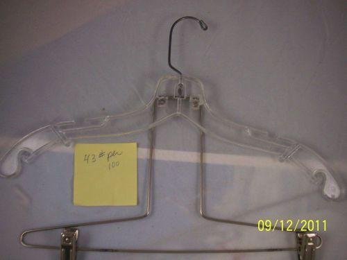 [50] Suit Hangers Acrylic &amp; Metal Pinch Blouse and Bottom Combination