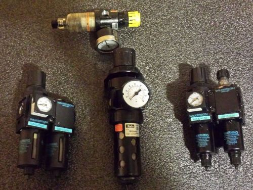 Wilkerson &amp; Parker Regulators w/ Gauges B08-02-FKGO, L08-02-kk00, C5E1PA18AB,ETC