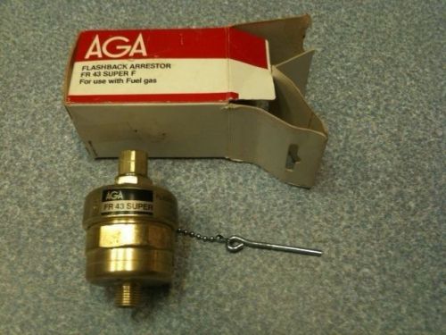 New AGA Flashbback Arrestor FR 43 Super F