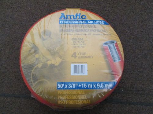 Amflo Professional Air Hose 50&#039; x 3/8&#034; 300 PSI 1/4&#034; NPT (Case of 10)