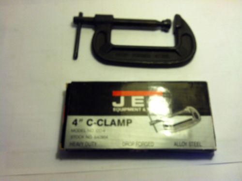 JET MODEL NO. CC-4 STOCK NO. 540904 HEAVY DUTY DROP FORGED 4&#034; C-CLAMP