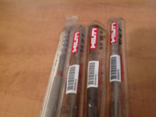 Hilti te hammer drill bits 1/4 3/8 1/2 5/8 sds plus