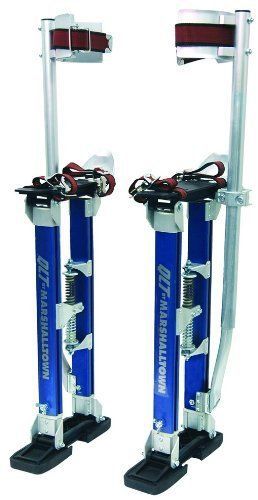 Construction plasterer stilts dual spring heel plates aluminum calf brace gauge for sale