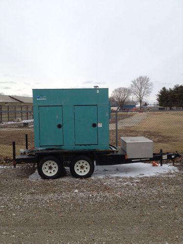 Cummins 50KW Diesel Trailer Mounted Generator Single Phase Sound Proof LOW PRICE