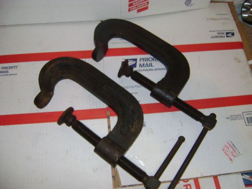 HARGRAVE CLAMP CINCINNATI TOOL LOT OF 3 C-CLAMPS.