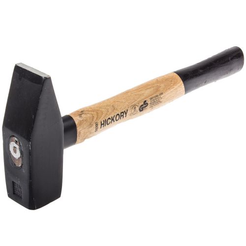 Schlosserhammer 2 kg Schlosser-Hammer mit Hickory-Holzstiel Holzstiel 2000g