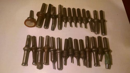 LOT OF 27 OFFSET RIVET SET AIR HAMMER TOOL AIRCRAFT SHEET METAL TOOLS