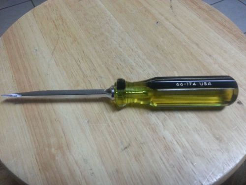 STANLEY 100 PLUS SCREWDRIVER-FLAT-   66-174 USA MADE