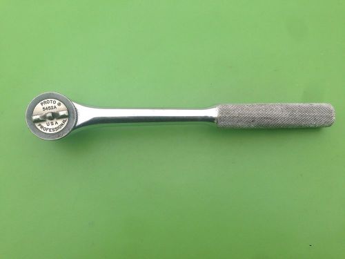 PROTO PROFESSIONAL 5452A 1/2&#034; DRIVE THUMB WHEEL RATCHET  USA