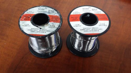 Kester 24-6337-6403 wire solder .031 ra rosin sn63 pb37 331 for sale