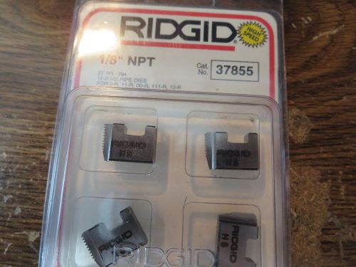 Ridgid 1/8 inch npt Cat #37855 pipe dies