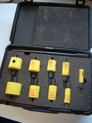 Starrett industrial 9 pc. hole saw kit kav1097 for sale