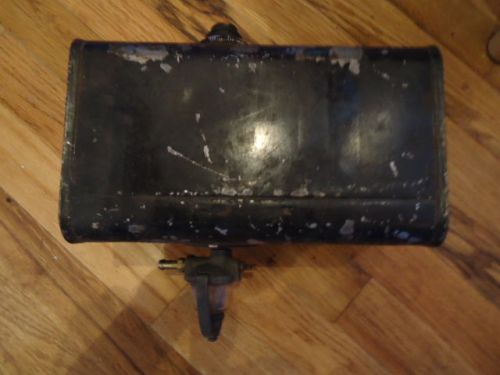 Old vintage  briggs &amp; stratton gas fuel tank  w/sediment  5 5/8 x 4 3/8 x 9 5/8 for sale