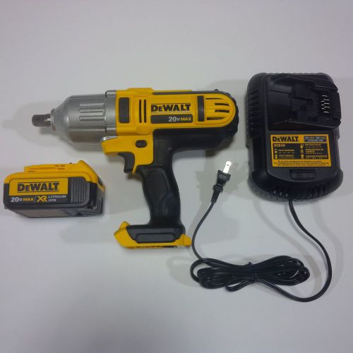 New dewalt dcf889 20v max 1/2&#034; impact wrench, dcb204 battery, charger 20 volt for sale