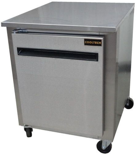 Cooltech 1-Door Low Boy Worktop Undercounter Cooler Refrigerator 27&#034;