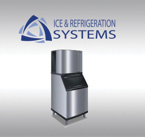 MANITOWOC COMMERCIAL ICE MACHINE MAKER W/BIN (IY-504A/B-570) #560