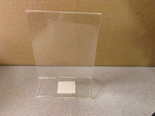 12 pcs Acrylic Table Menu Card Holder 4x6&#034;