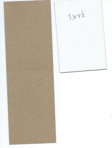 1000 3 X 4 1/2 inch Flat Vending Cardboard Folders