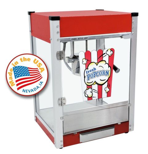 Paragon Cineplex 4 ounce Popcorn Machine  (Red)