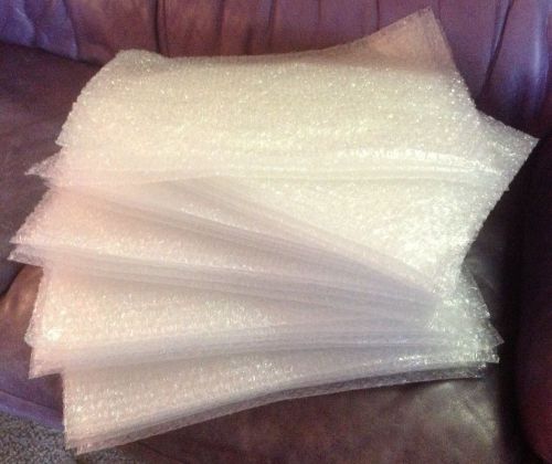 28 --- 16&#034; by 11.5&#034; clear bubble bags - unique - hole in middle for sale