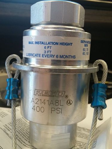 REGO A2141A8L 1&#034; PULL AWAY VALVE FOR TRANSFER OPERATIONS LPG