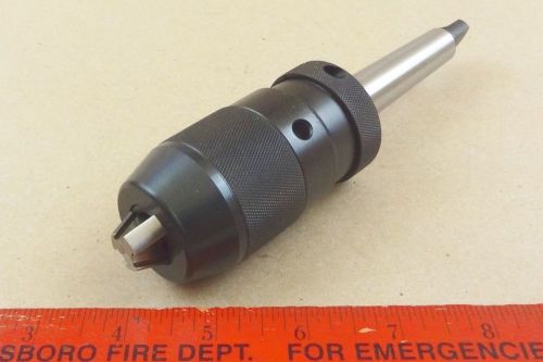 MT2 HEAVY DUTY KEYLESS DRILL CHUCK JT33 TAPER MACHINIST LATHE TOOL 0 - 1/2&#034; CAP