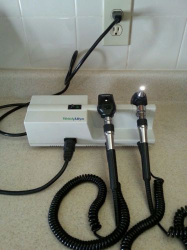 Welch allyn 767 wall transformer otoscope and ophthalmoscope .